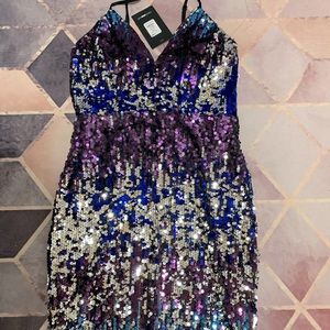 Sequins mini dress